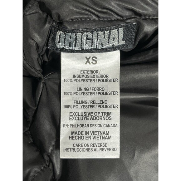 Nicole Miller Ladies' Reversible Vest Black Quilted SZ XS Full Zip - Picture 12 of 15